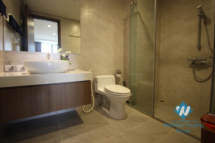 A spacious 3 bedroom apartment for rent in HongKong Tower, Hanoi