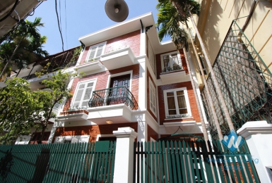 Well design house for rent in Tay Ho Street, Tay Ho, Hanoi.