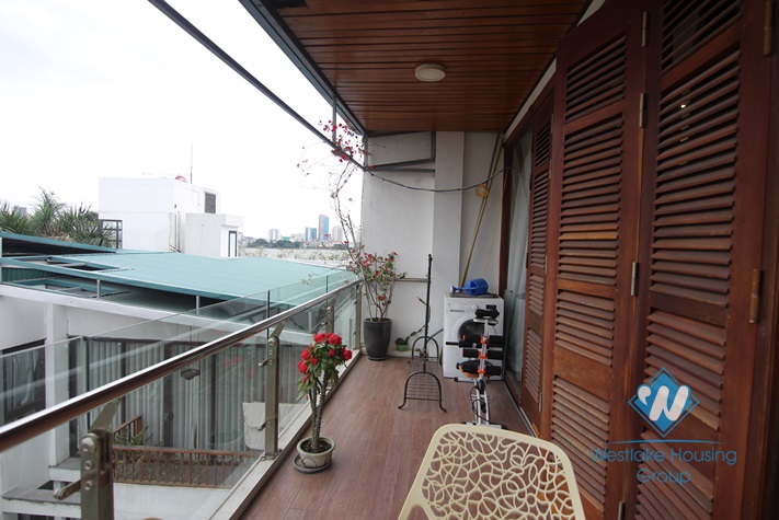 A beautiful apartment with nice balcony for rent in Tay Ho, Ha noi