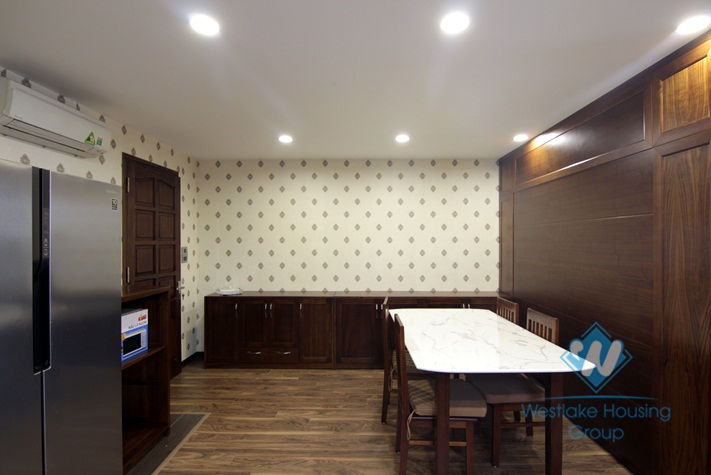 Apartment for rent in Tay Ho with balcony and amazing lake view.