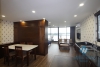 Apartment for rent in Tay Ho with balcony and amazing lake view.