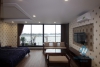 Apartment for rent in Tay Ho with balcony and amazing lake view.