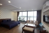 Apartment for rent in Tay Ho with balcony and amazing lake view.