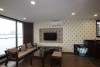 Apartment for rent in Tay Ho with balcony and amazing lake view.