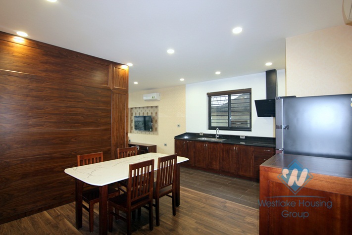 Apartment with balcony and amazing lake view for rent in Tay Ho .