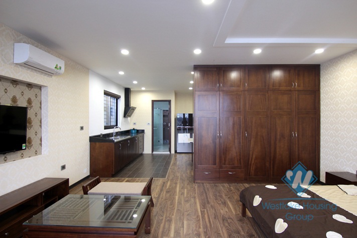 Apartment with balcony and amazing lake view for rent in Tay Ho .