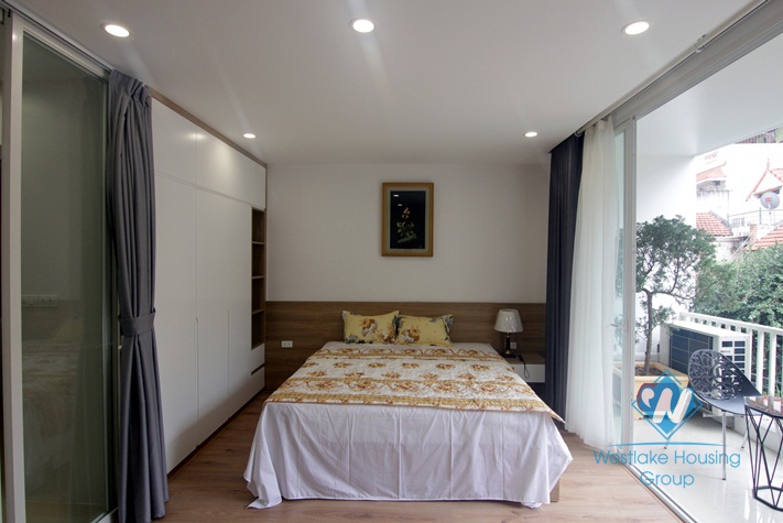 A brand new apartment with nice balcony for rent in Tay ho, Ha noi