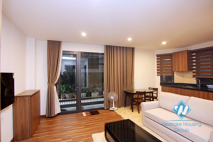 A brand new 1 bedroom apartment on ground floor in Tay ho, Ha noi