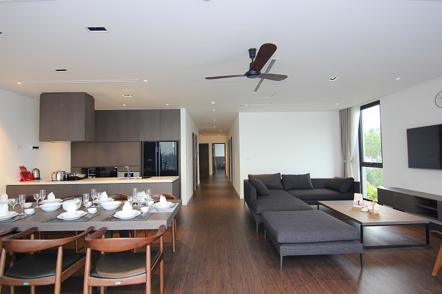 04 Bedrooms with modern style apartment for rent in Quang Khanh st, Tay Ho District 