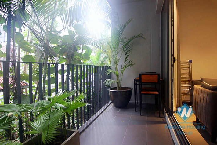 Bright 1 bedroom apartment for rent in Tu Hoa st, Tay Ho district, Ha Noi.
