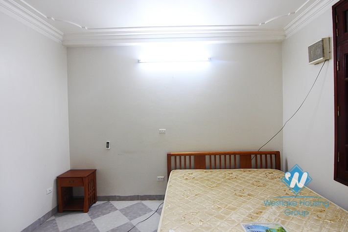 Cheap 4 bedrooms house with big yard for rent in Tay Ho district, Hanoi.