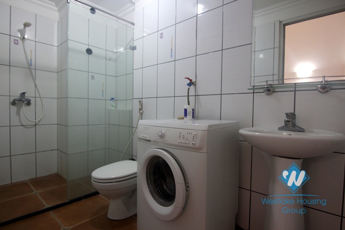 A studio with lake view and balcony for rent on Xuan Dieu, Tay Ho