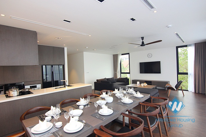 A magnificent 4 bedroom apartment for rent on Quang Khanh, Tay Ho