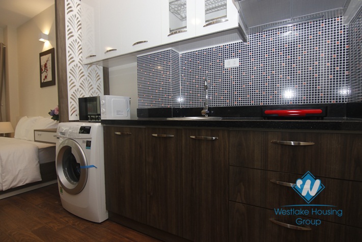 A modern designed apartment with balcony for rent in Doi Can, Ba Dinh