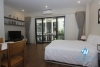 A modern designed apartment with balcony for rent in Doi Can, Ba Dinh