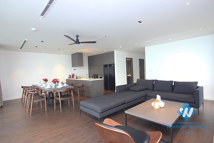 Brand new modern LAKE VIEW apartment for rent in Tay Ho, Hanoi 