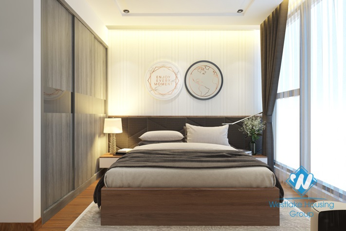 Modern style apartment for rent in Vinhome Metropolis, Ba Dinh District 