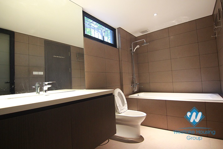 Luxury one bedroom apartment with nice courtyard for rent in Dang Thai Mai area, Tay Ho District  