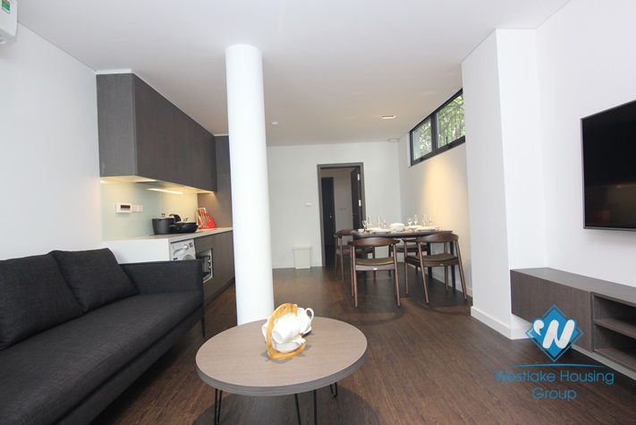 Modern apartment on the ground floor for rent in Quang Khanh st, Tay Ho District 