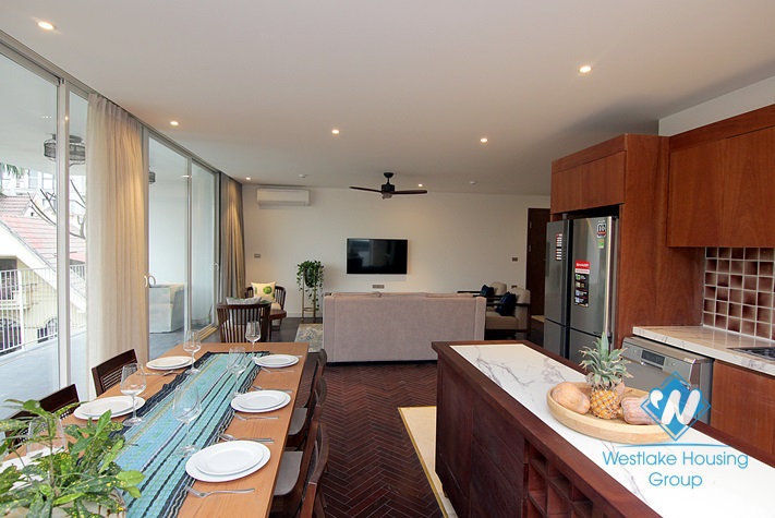 Nice apartment with good quality for rent in To Ngoc Van st, Tay Ho District 