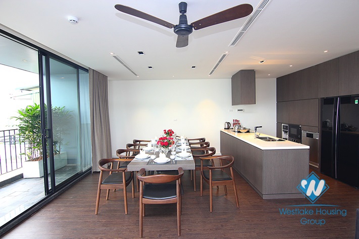 Brand new modern LAKE VIEW apartment for rent in Tay Ho, Hanoi 