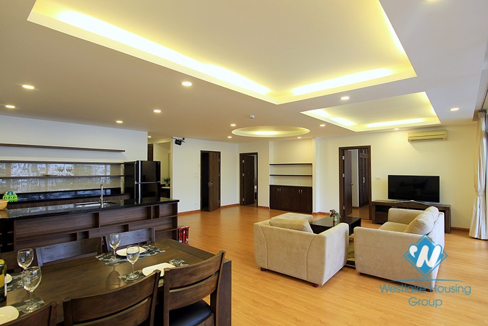 Big size apartment with balcony for rent in Tu Hoa st, Tay Ho District 
