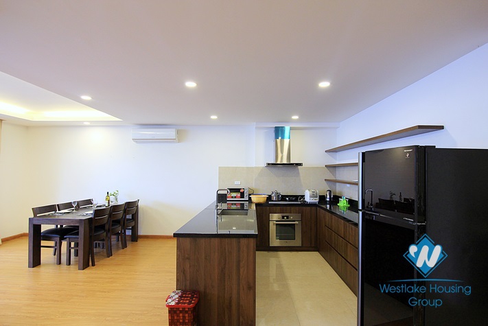 Big size apartment with balcony for rent in Tu Hoa st, Tay Ho District 