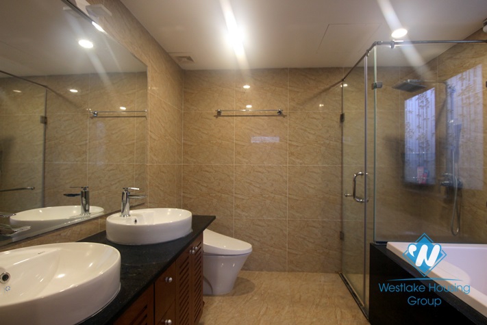 A brand new high quality 3 bedroom serviced apartment for rent in Westlake, Tay Ho, Hanoi