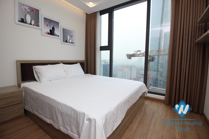 Modern furniture apartment for rent in Vinhome Metropolis, Ba Dinh District 