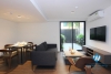Luxury one bedroom apartment with nice courtyard for rent in Dang Thai Mai area, Tay Ho District  
