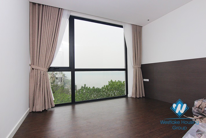 Brand new modern LAKE VIEW apartment for rent in Tay Ho, Hanoi 