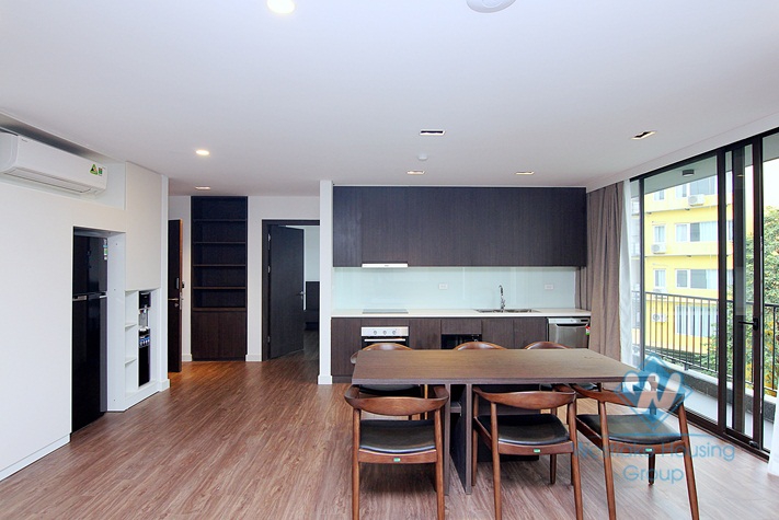 Two bedrooms apartment in To Ngoc Van, Tay ho for rent.