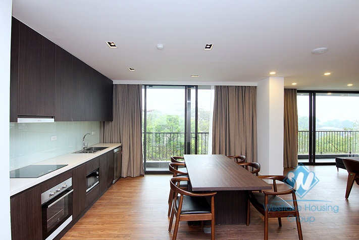Two bedrooms apartment in To Ngoc Van, Tay ho for rent.