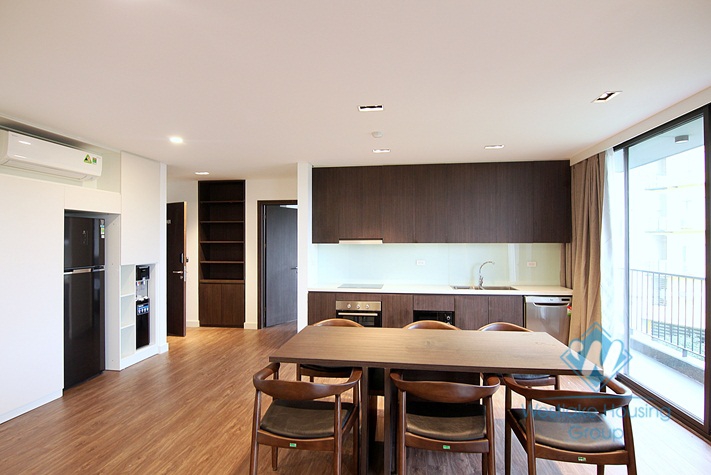 Two bedrooms apartment in To Ngoc Van, Tay ho for rent.