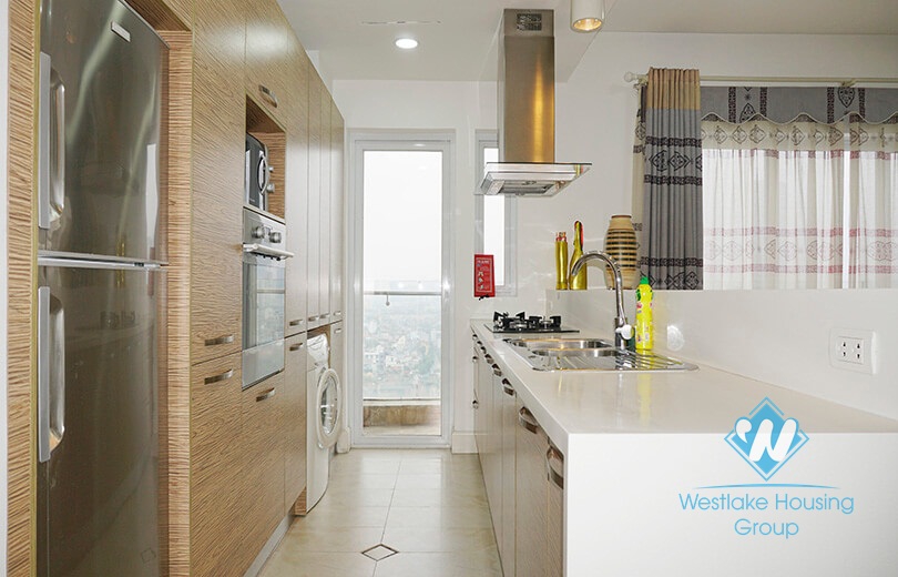 Two bedroom apartment for rent on high floor in Golden Westlake, Ha Noi, Vietnam