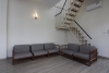Duplex serviced apartment for rent in Truc Bach area, Ba Dinh, Hanoi.