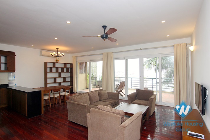 Modern lakeside apartment for rent on Quang Khanh road, Tay Ho