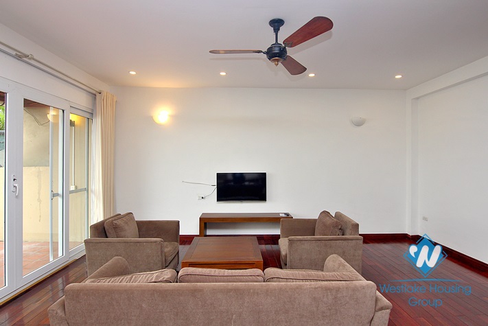 Modern lakeside apartment for rent on Quang Khanh road, Tay Ho
