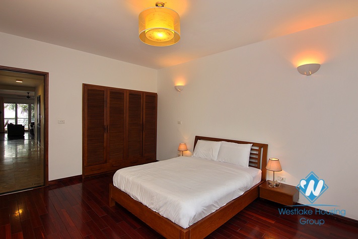 Modern lakeside apartment for rent on Quang Khanh road, Tay Ho