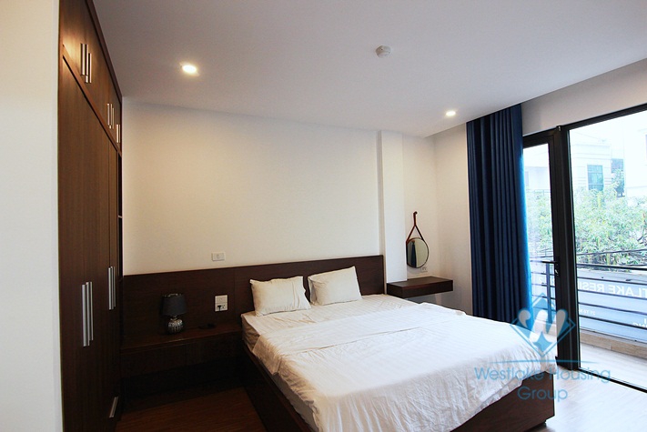 One bedroom apartment for rent in main street of Tay Ho district, Hanoi.