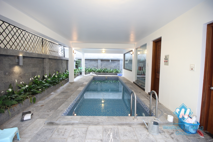 Gorggeous modern house with garden and swimming pool for rent in Tay Ho