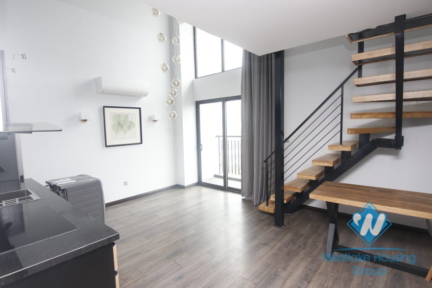 Brand new duplex apartment with 3 bedrooms for rent in Dong Da