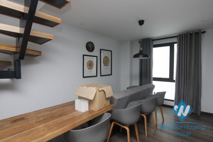 Brand new duplex apartment with 3 bedrooms for rent in Dong Da