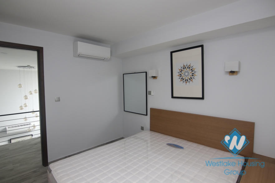Brand new duplex apartment with 3 bedrooms for rent in Dong Da
