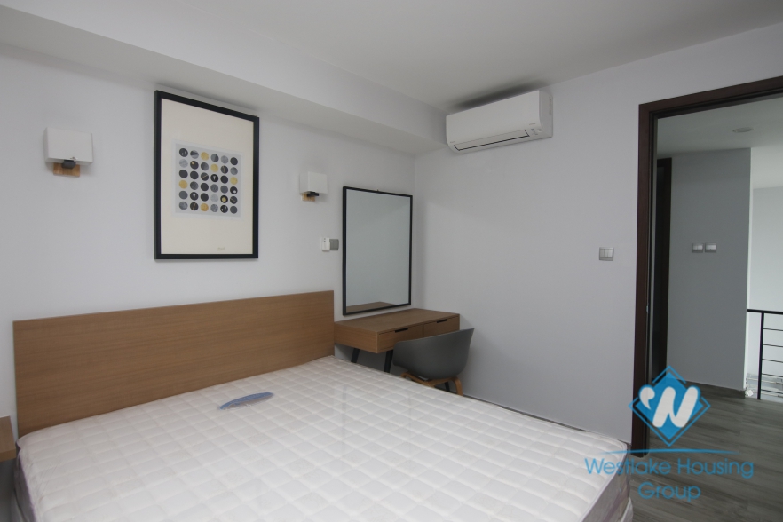 Brand new duplex apartment with 3 bedrooms for rent in Dong Da
