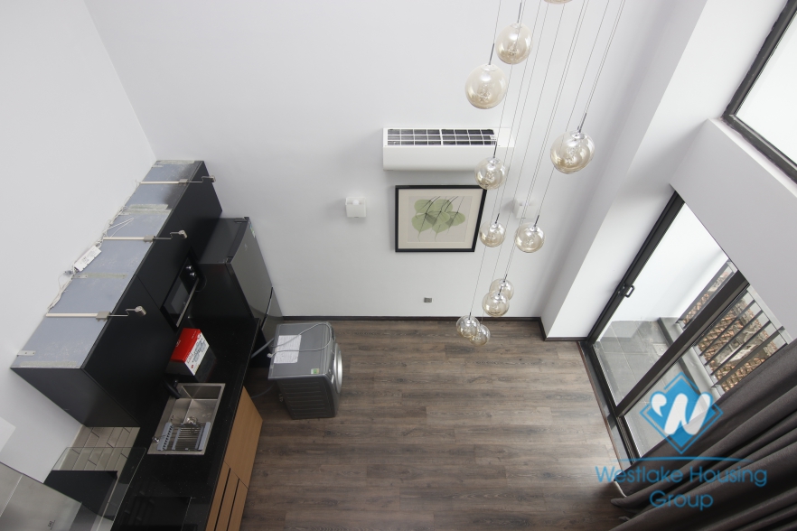 Brand new duplex apartment with 3 bedrooms for rent in Dong Da
