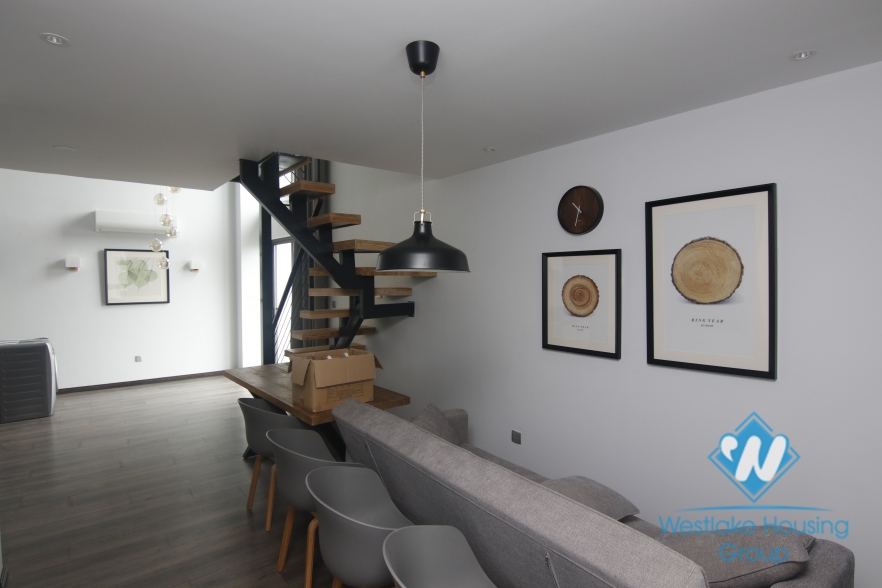 Brand new duplex apartment with 3 bedrooms for rent in Dong Da
