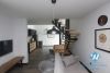 Brand new duplex apartment with 3 bedrooms for rent in Dong Da