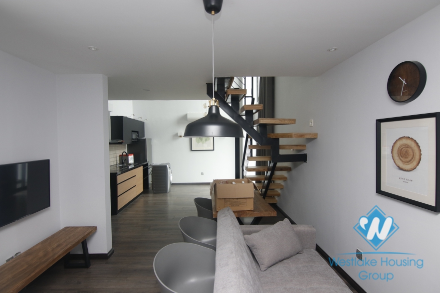 Brand new duplex apartment with 3 bedrooms for rent in Dong Da