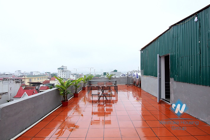 High floor and balcony 1 bedroom apartment for rent in To Ngoc Van st, Tay Ho, Ha Noi.